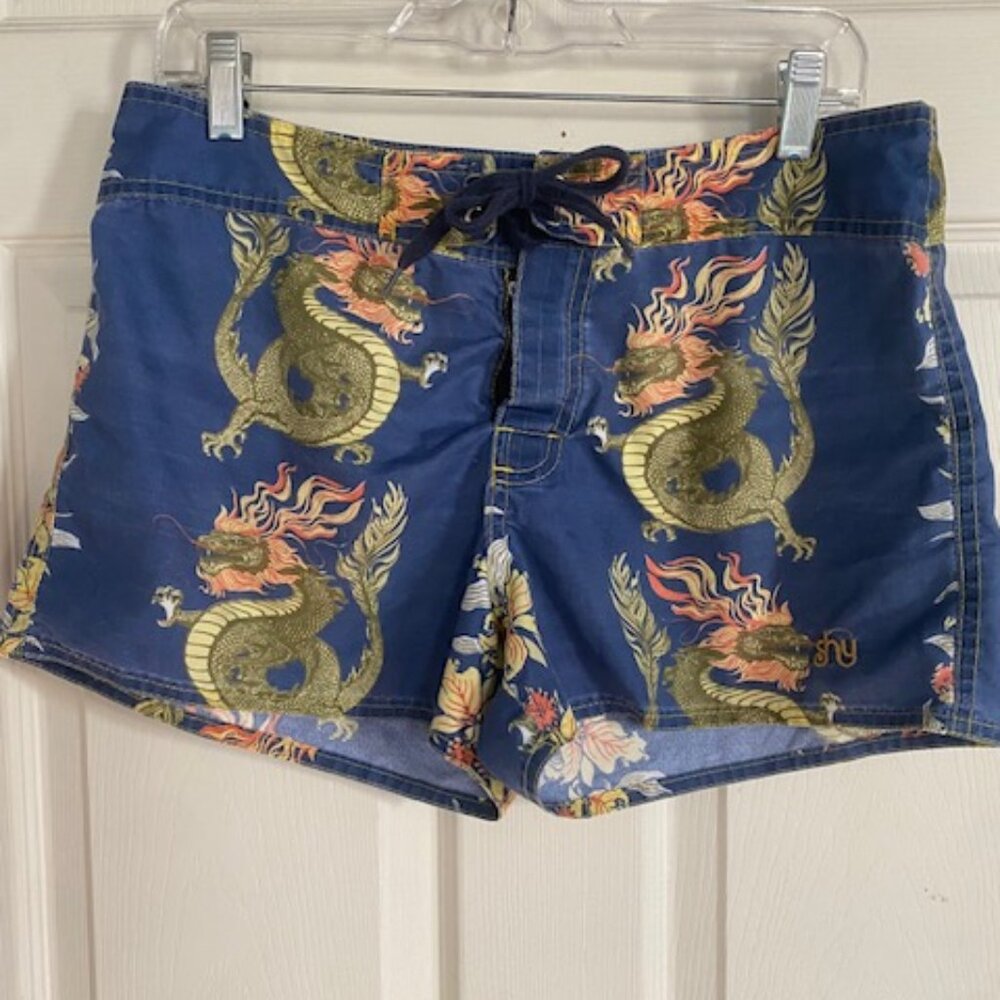 SHY Board Shorts Dragons Women's Size 5/34 inch